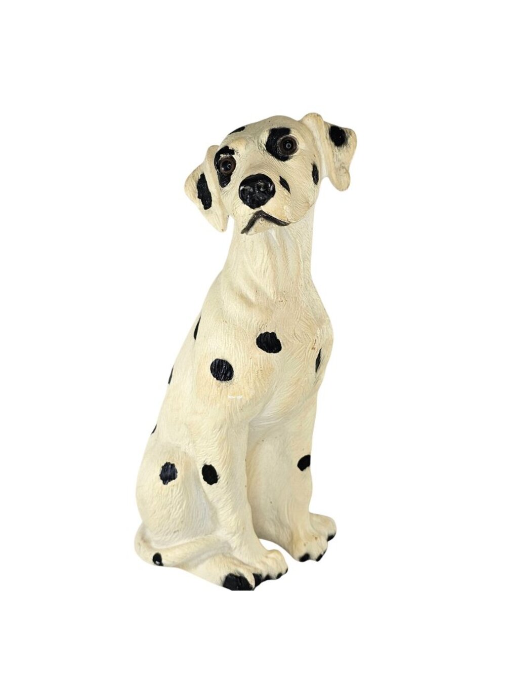 Vintage Universal Statuary 1998 Dalmatian Dog Statue Large Spotted Dog 12"